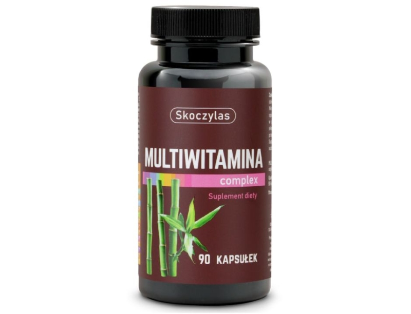 Skoczylas Multiwitamina + krzem, bor, jod Suplement diety 90 kapsułek