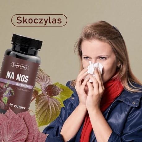 Skoczylas Na nos głęboki oddech Suplement diety 90 kapsułek