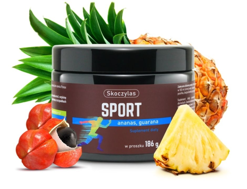 Skoczylas Sport ananas, guarana Suplement diety 186g