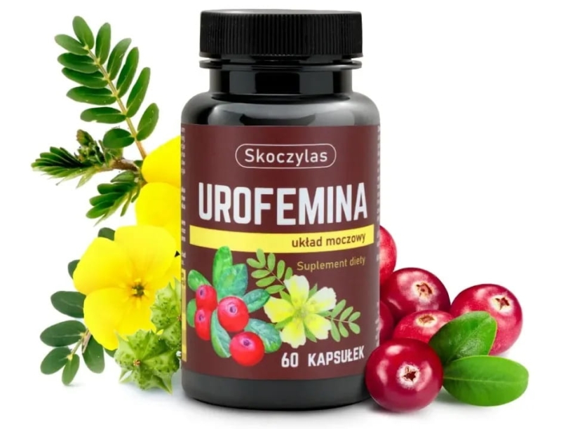 Skoczylas Urofemina układ moczowy Suplement diety 60 kapsułek
