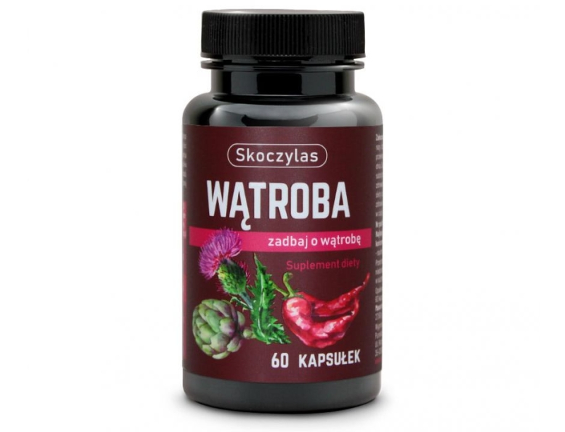 Skoczylas Wątroba Suplement diety 60 kapsułek