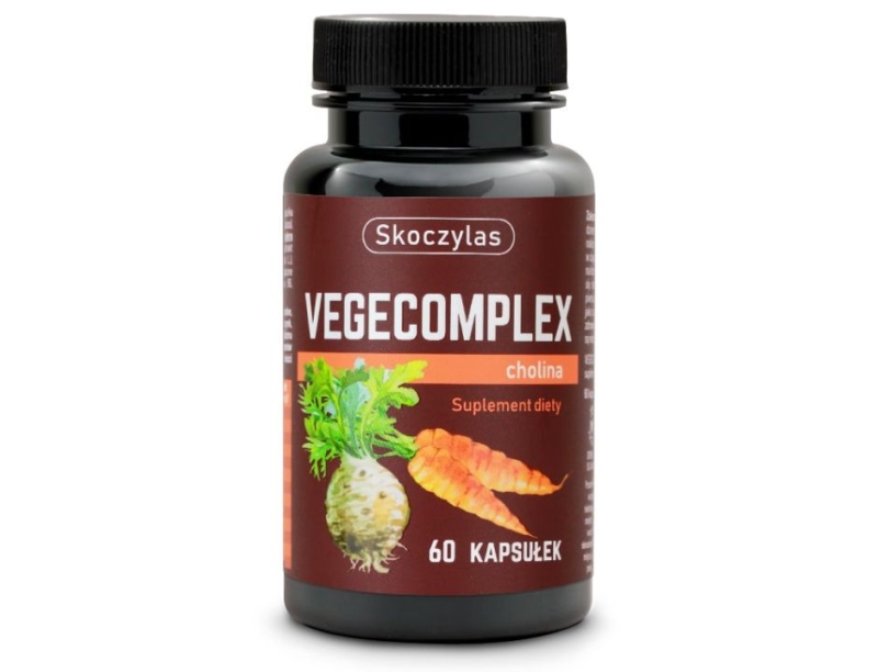 Skoczylas Vegecomplex cholina Suplement diety 60 kapsułek