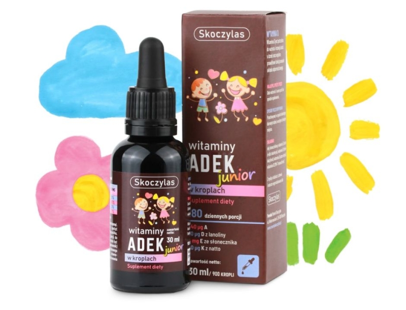 Skoczylas Witaminy ADEK junior Suplement diety 30m