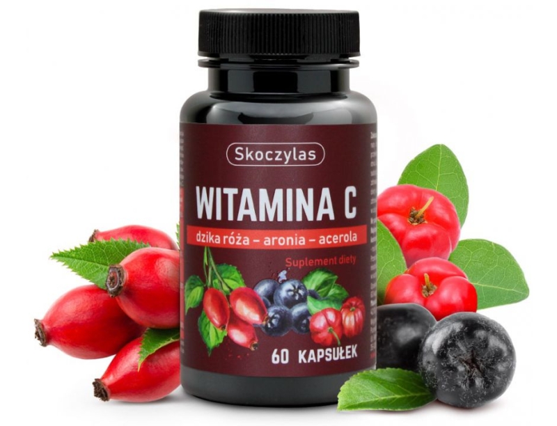 Skoczylas Witamina C trio Suplement diety 60 kapsułek