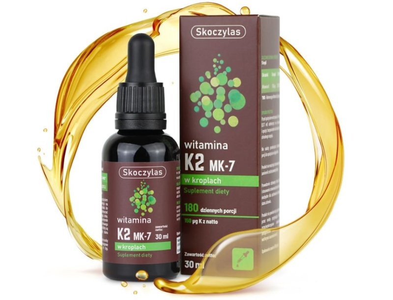 Skoczylas Witamina k2 mk-7 w kroplach Suplement diety 30ml