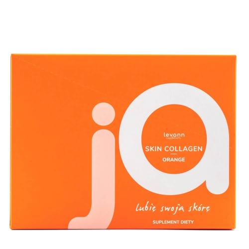 Levann ja skin collagen orange Kolagen suplement diety pomarańcza 30 saszetek.jpg