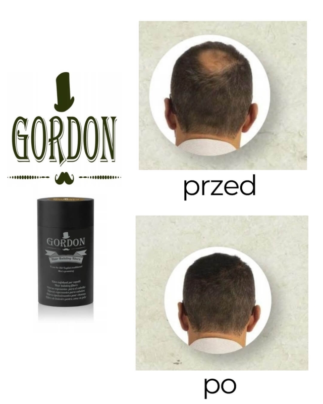 Gordon e661 bs Włókna zagęszczające do włosów ciemny blond 22g.jpg