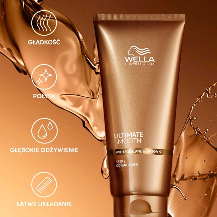 Wella ultimate smooth Odżywka wygładzająca do włosów suchych i puszących 200ml
