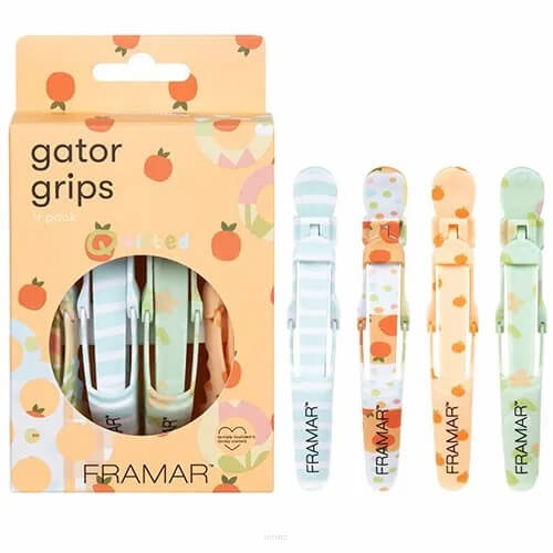 Framar gator grips quilted Klipsy do włosów 4 sztuki.jpg