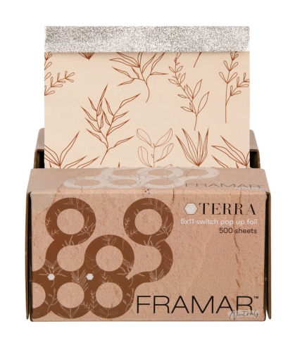 Framar terra neutrals Folia aluminiowa w paskach 500 sztuk.jpg