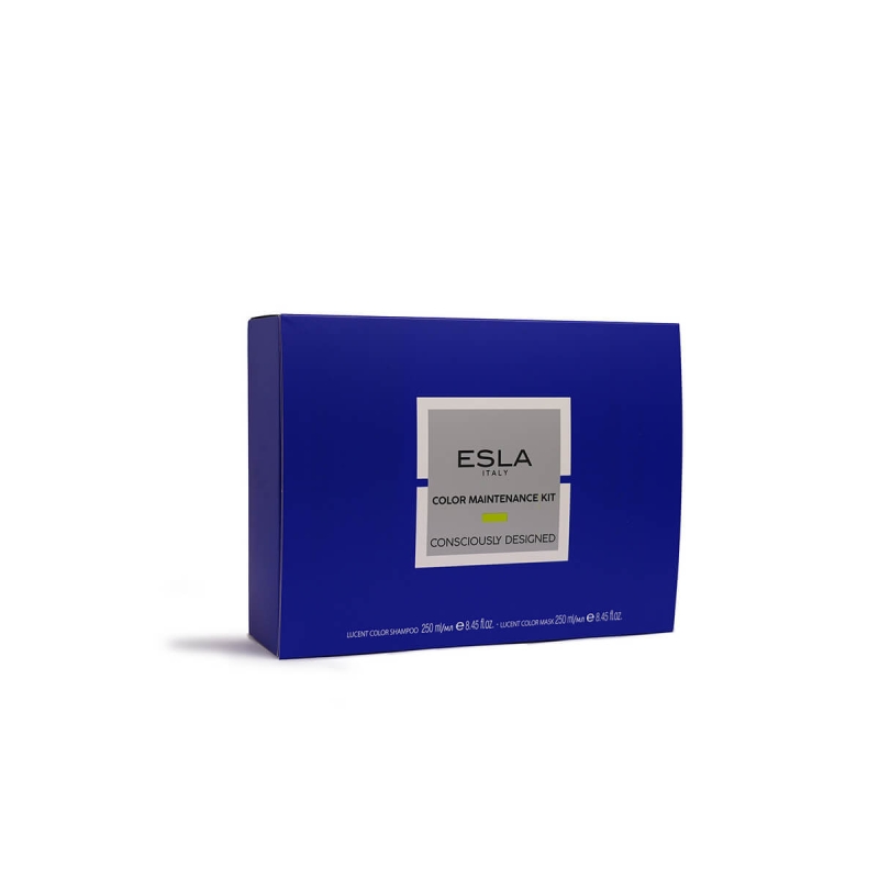 Esla color maintenance Zestaw do włosów farbowanych Szampon 250ml Maska 250ml.jpg