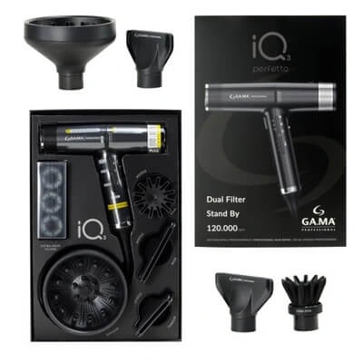 GA.MA iq 3 perfetto Suszarka do włosów z ozonem i dyfuzorem 1600-2000w czarna.jpg