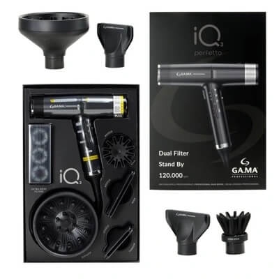 GA.MA iq 3 perfetto Suszarka do włosów z ozonem i dyfuzorem 1600-2000w czarna.jpg
