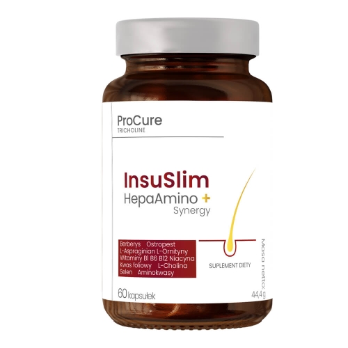 Pro cure tricholine insuSlim hepaAmino + synergy Suplement diety 60 kapsułek.jpg