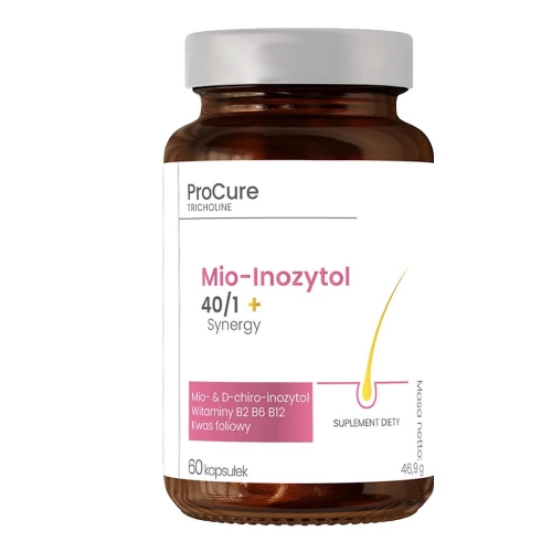 Pro cure tricholine mio-inozytol 40/1 + synergy Suplement diety 60 kapsułek.jpg