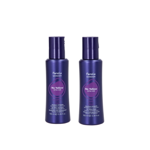 Fanola No Yellow Zestaw do blondu Fioletowy Szampon i Maska 2x 100ml.jpg