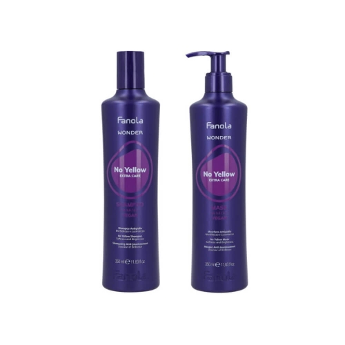 Fanola No Yellow Zestaw do blondu Fioletowy Szampon i Maska 2x350ml.jpg