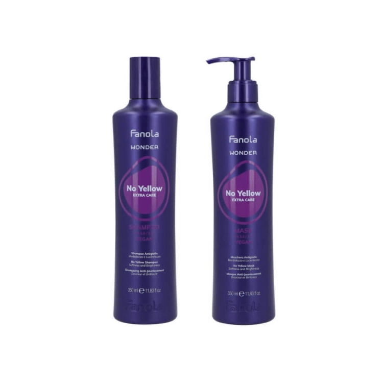 Fanola No Yellow Zestaw do blondu Fioletowy Szampon i Maska 2x350ml.jpg