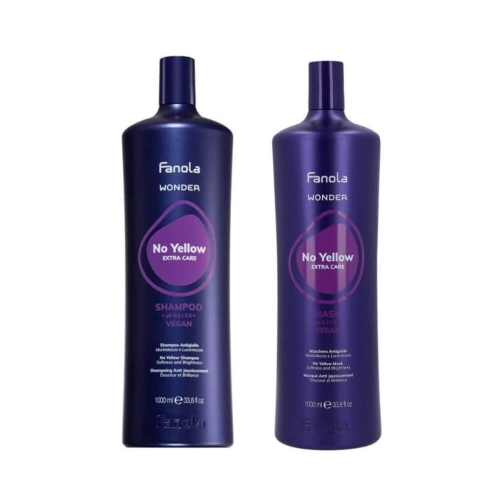 Fanola No Yellow Zestaw do blondu Fioletowy Szampon i Maska 2x 1000ml.jpg