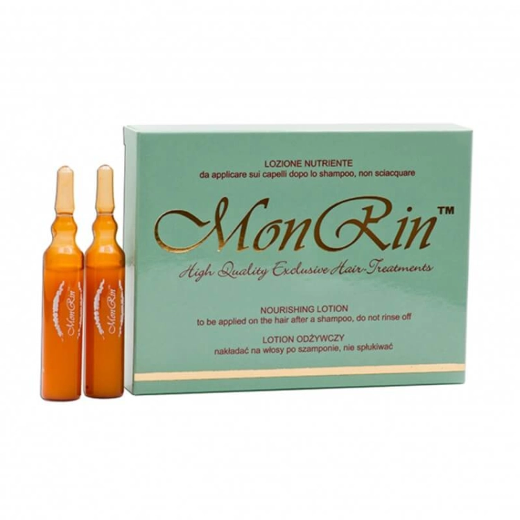 Monrin Lotion odżywczy do włosów zniszczonych w ampułkach bez spłukiwania 6x10ml.jpg