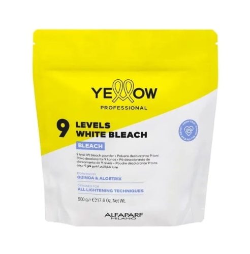 YELLOW Bleaching Rozjaśniacz Puder rozjaśniający do 9 tonów 500g