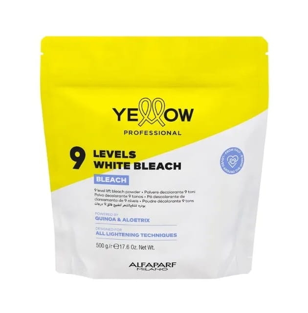 YELLOW Bleaching Rozjaśniacz Puder rozjaśniający do 9 tonów 500g