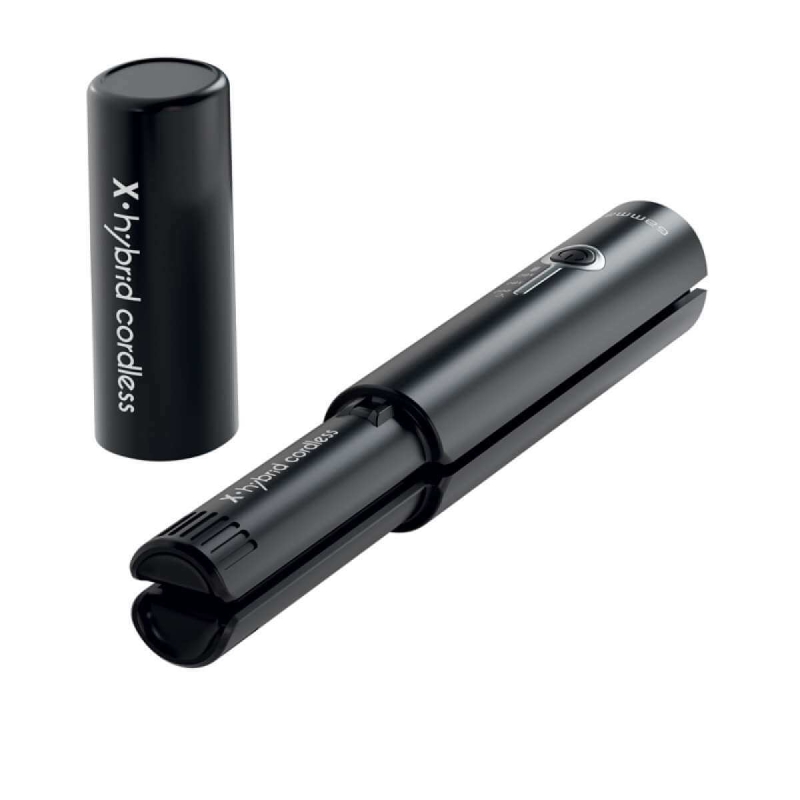 Gamma Piu x hybrid cordless Bezprzewodowa prostownica do włosów czarna.jpg