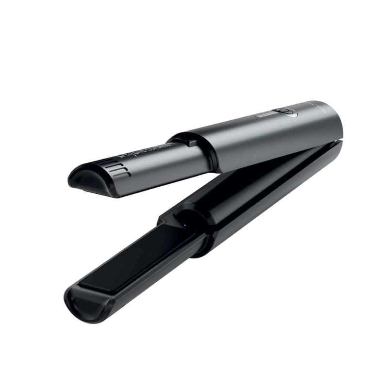 Gamma Piu x hybrid cordless Bezprzewodowa prostownica do włosów czarna.jpg