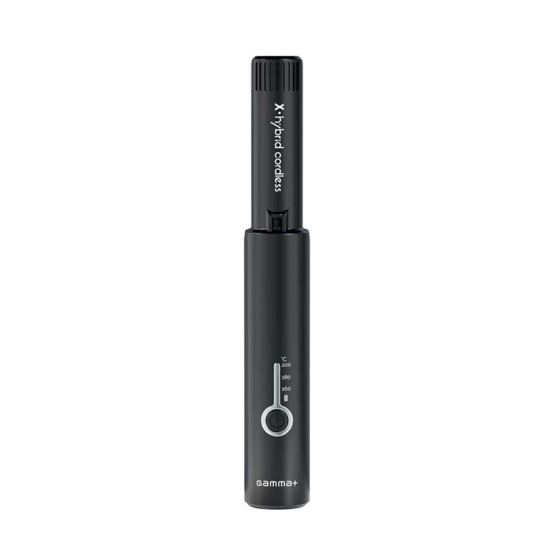 Gamma Piu x hybrid cordless Bezprzewodowa prostownica do włosów czarna.jpg