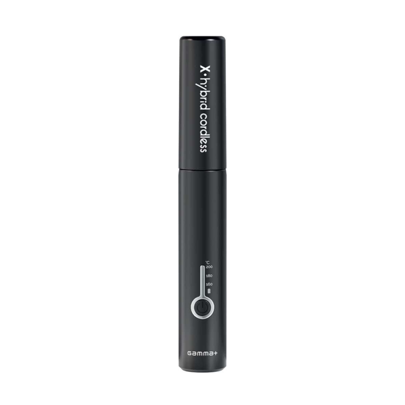 Gamma Piu x hybrid cordless Bezprzewodowa prostownica do włosów czarna.jpg