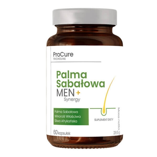 Pro cure tricholine men + synergy Palma sabałowa Suplement diety 60 kapsułek.jpg