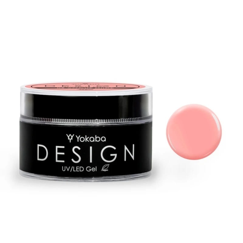 Yokaba 07 dawn rose cover design uv/led Żel samopoziomujący do paznokci 50ml
