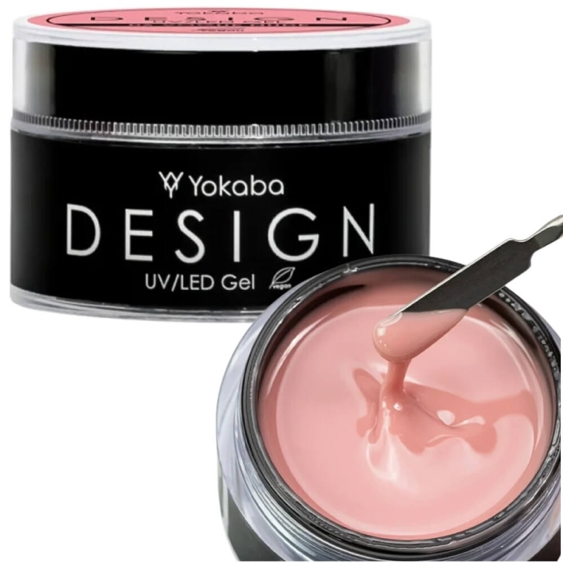 Yokaba 06 vogue nude design uv/led Żel samopoziomujący do paznokci 50ml