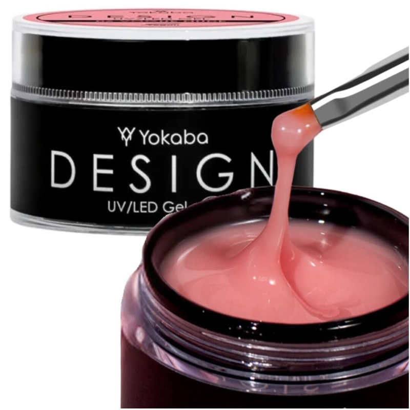 Yokaba 07 dawn rose cover design uv/led Żel samopoziomujący do paznokci 50ml