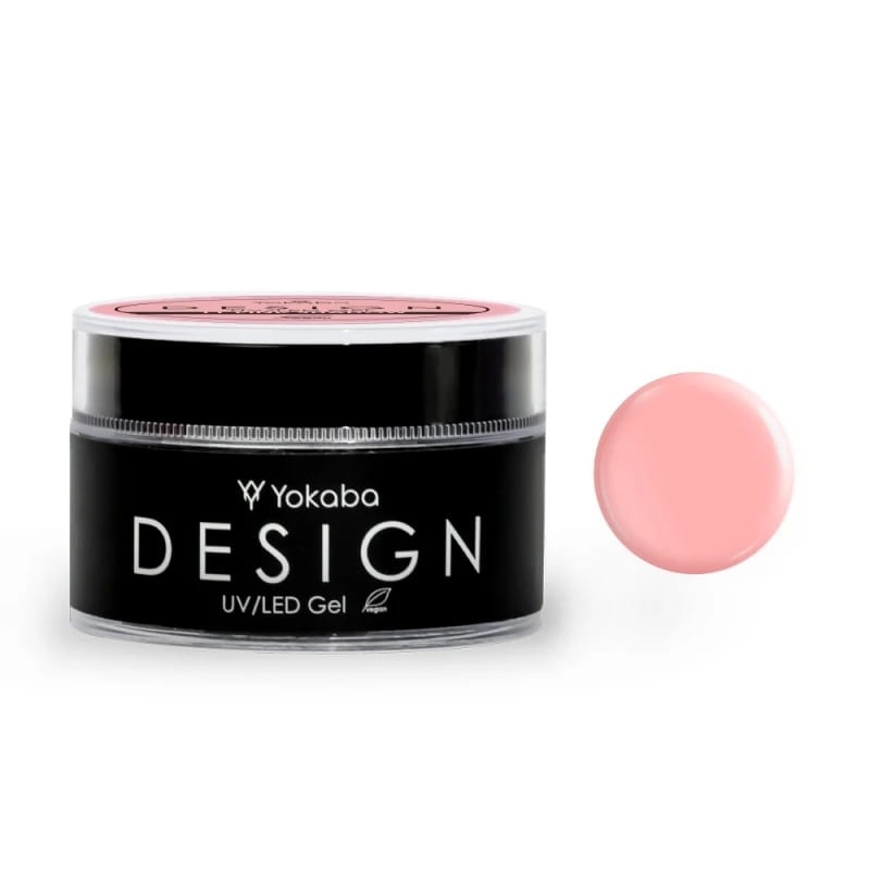 Yokaba 11 pink shadow design uv/led Żel samopoziomujący do paznokci 50ml