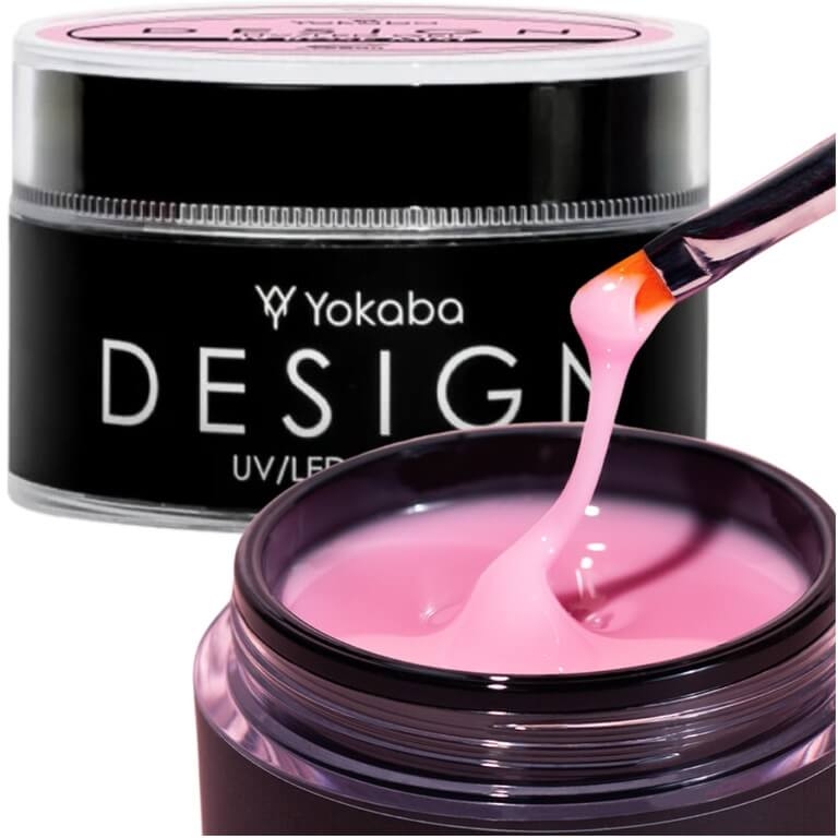 Yokaba 10 blush fantasy design uv/led Żel samopoziomujący do paznokci 50ml