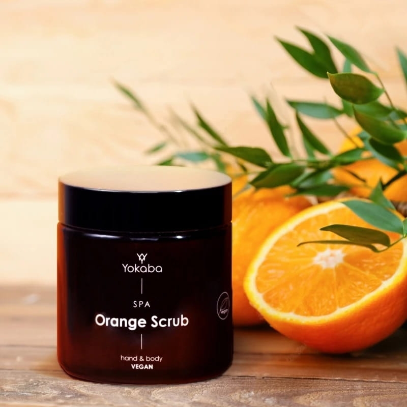 Yokaba orange scrub spa hand&body Peeling do ciała i rąk 100ml