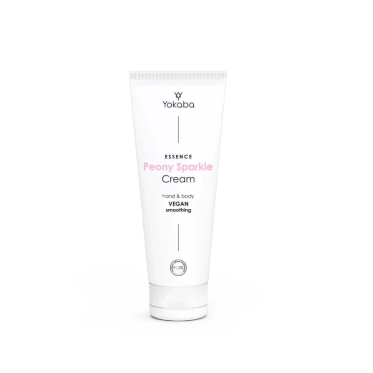 Yokaba peony sparkle hand&body Rozświetlający krem do ciała i dłoni 75ml