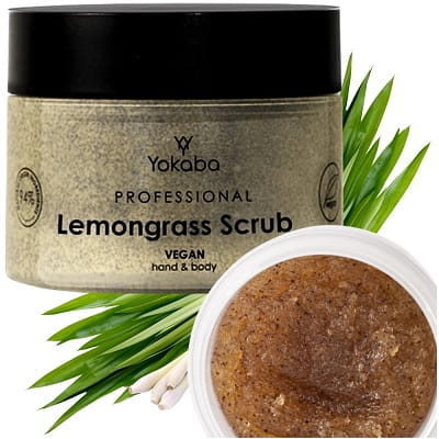 Yokaba lemongrass scrub hand&body Peeling do ciała i dłoni 200g