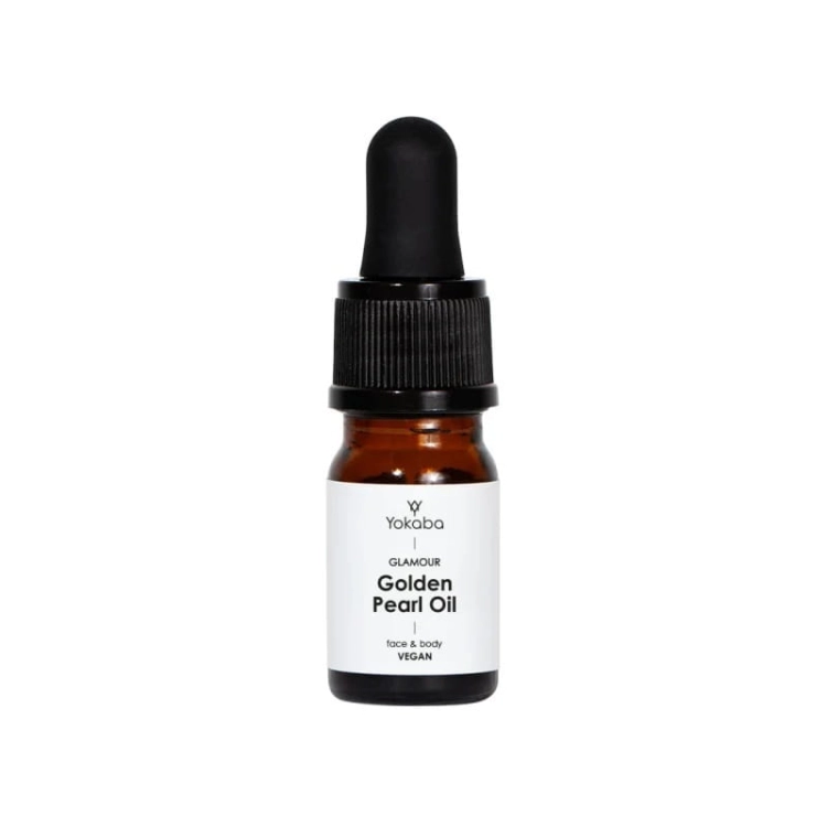 Yokaba glamour golden pearl oil face&body Olejek ze złotymi drobinkami do twarzy i ciała 4ml