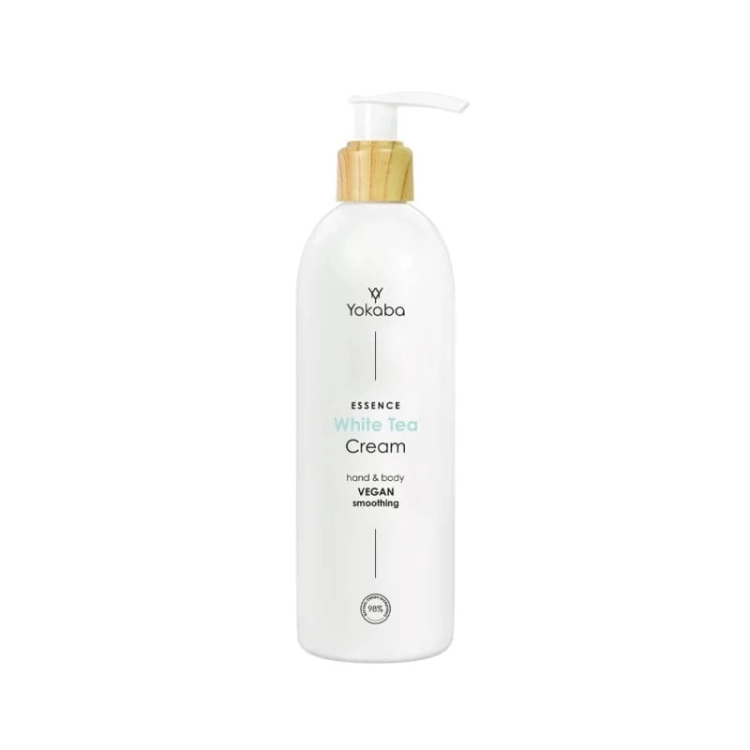 Yokaba white tea cream hand&body Wygładzająco nawilżający krem do ciała i dłoni 240ml