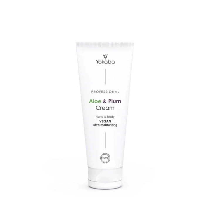 Yokaba aloe&plum cream hand&body Nawilżający krem do ciała i dłoni 75ml