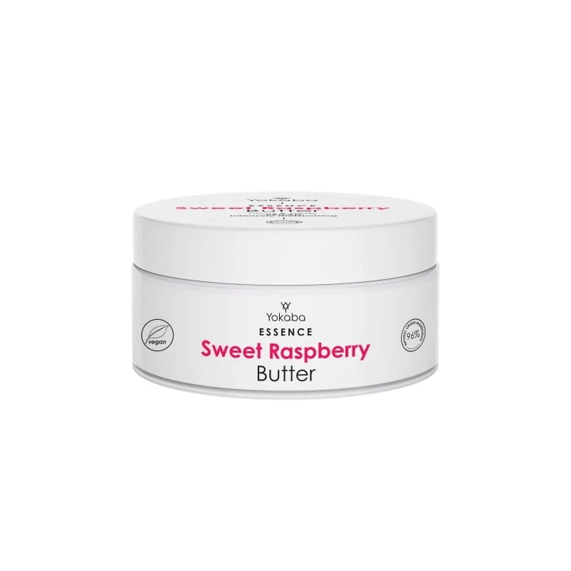 Yokaba raspberry butter hand&body Intensywnie nawilżające masełko balsam do ciała i rąk 200ml