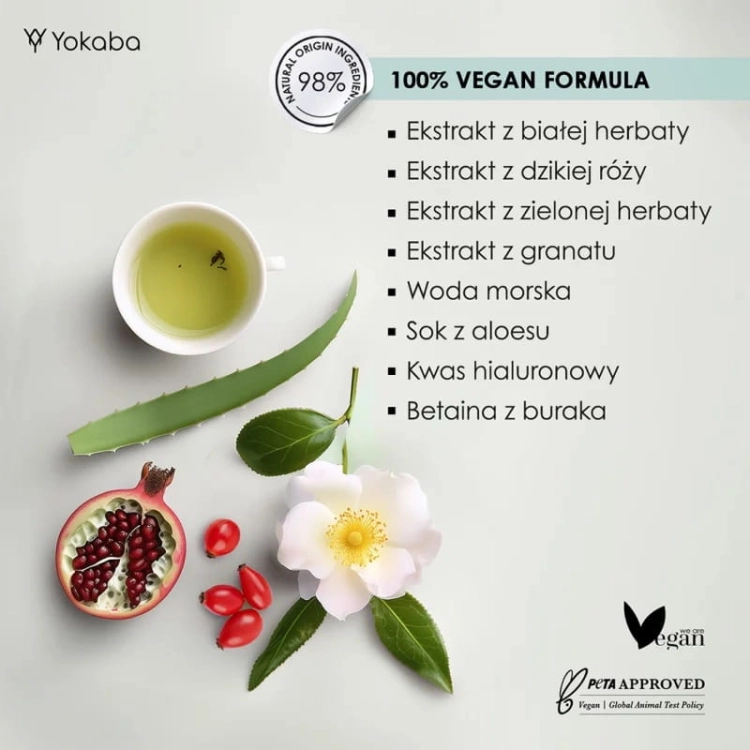 Yokaba white tea mist Nawilżająca mgiełka do ciała i twarzy 200ml