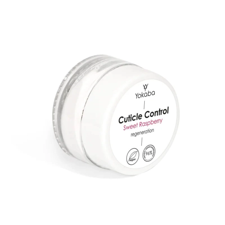 Yokaba cuticle control Regenerujące masełko do skórek o zapachu malinowym 15g