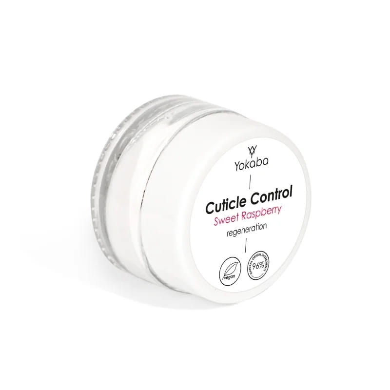 Yokaba cuticle control Regenerujące masełko do skórek o zapachu malinowym 15g