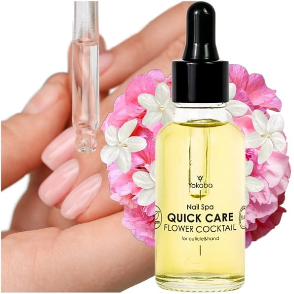 Yokaba quick care flower Olejek oliwka do skórek i paznokci 30ml