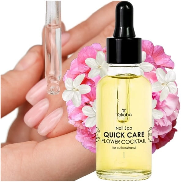 Yokaba quick care flower Olejek oliwka do skórek i paznokci 30ml
