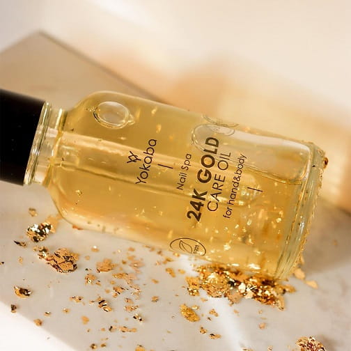 Yokaba 24k gold care oil Olejek ze złotem do ciała i dłoni 30ml