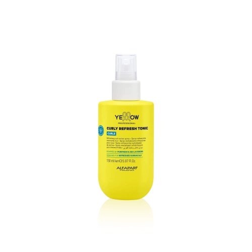 Yellow curls refresh tonic Odświeżający spray do włosów falowanych i kręconych 150ml.jpg